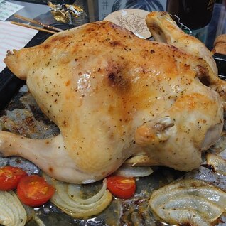 クリスマスにぴったり★鶏の丸焼き